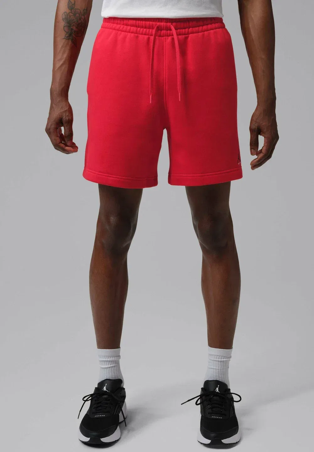 M j brk st flc 7" короткие спортивные шорты - Jordan, University Red Black