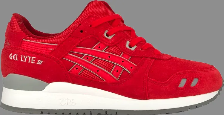 

Кроссовки gel lyte 3 'red' Asics, красный