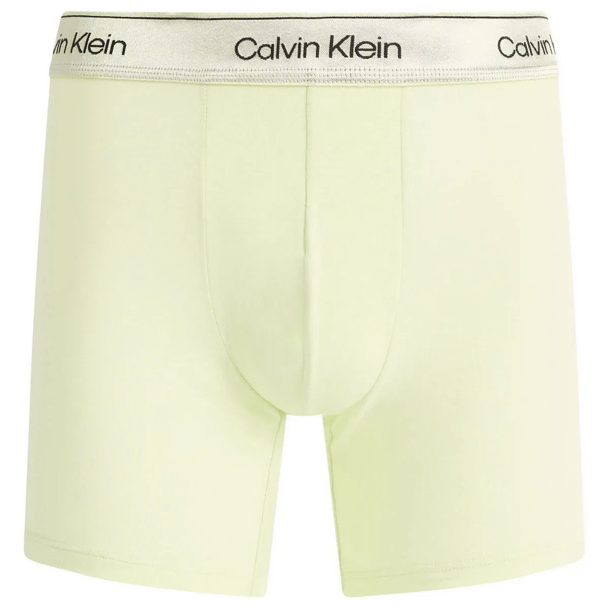 Комплект боксеров Calvin Klein Icon Cotton Stretch Shine, 3 шт, Shorline, Lime Cream & Misty Grey — фото 2