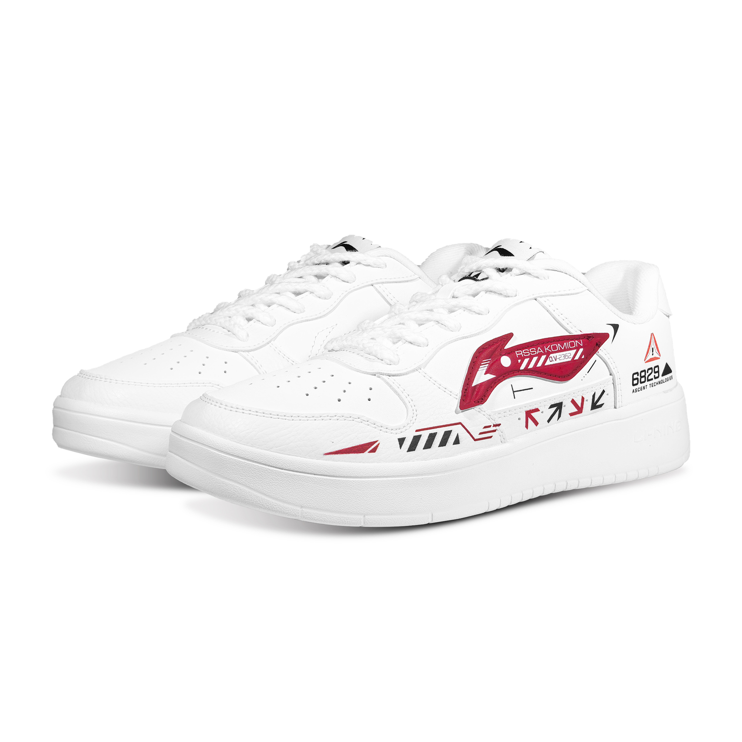 Li Ning Floating Boat Slip Resistant Height Increasing Low top Skateboard Shoes Men's Li-Ning, fiery красный code — фото 4