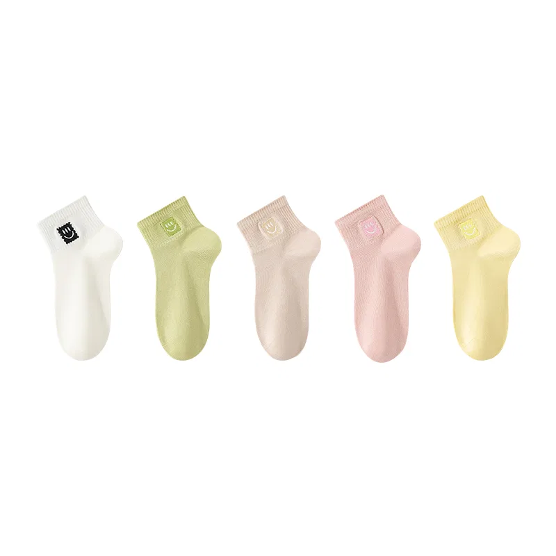 Детские носки-следки MINISO, 5 пар, Multi