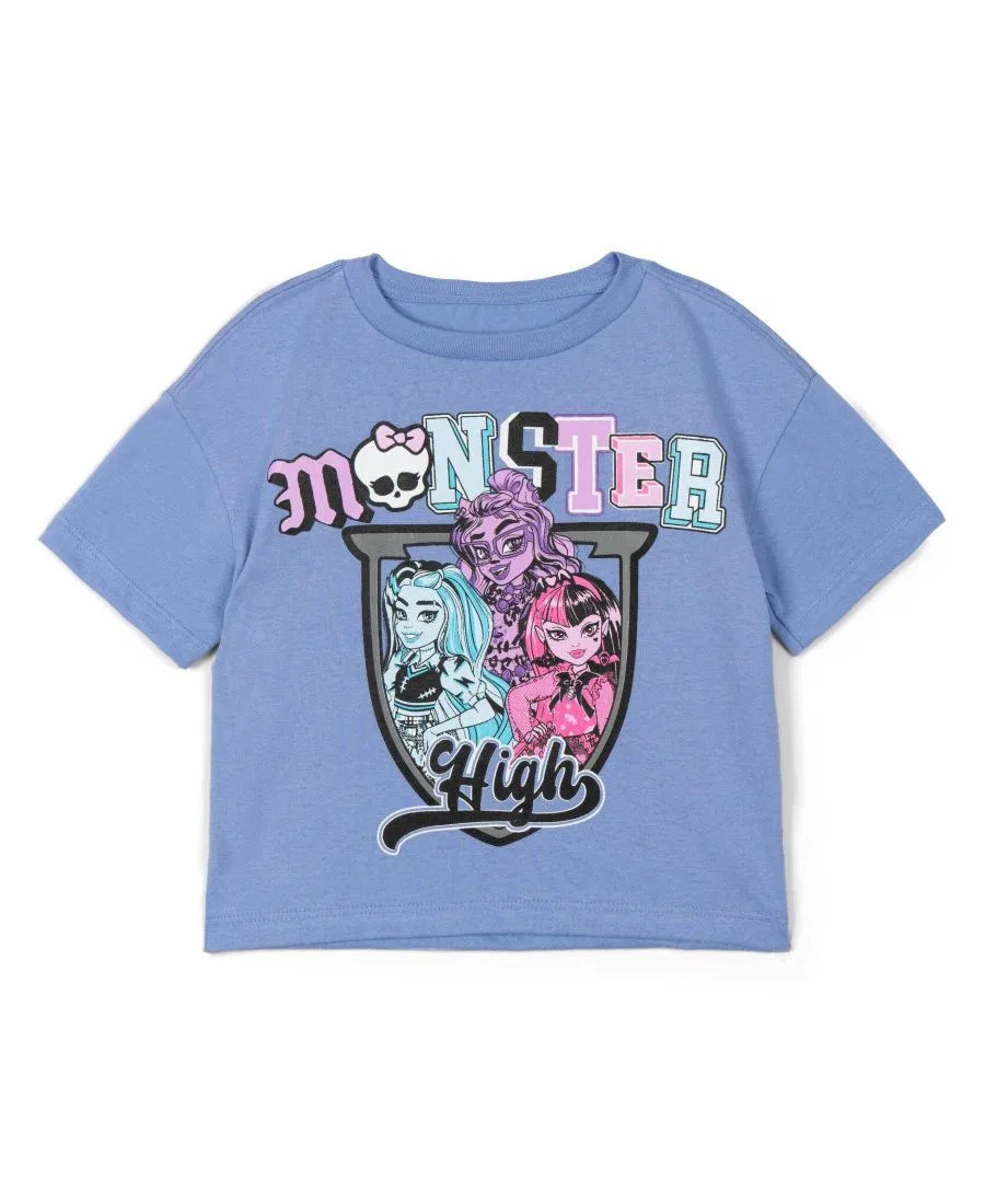 Футболка с коротким рукавом с принтом Monster High, Jacaranda Purple