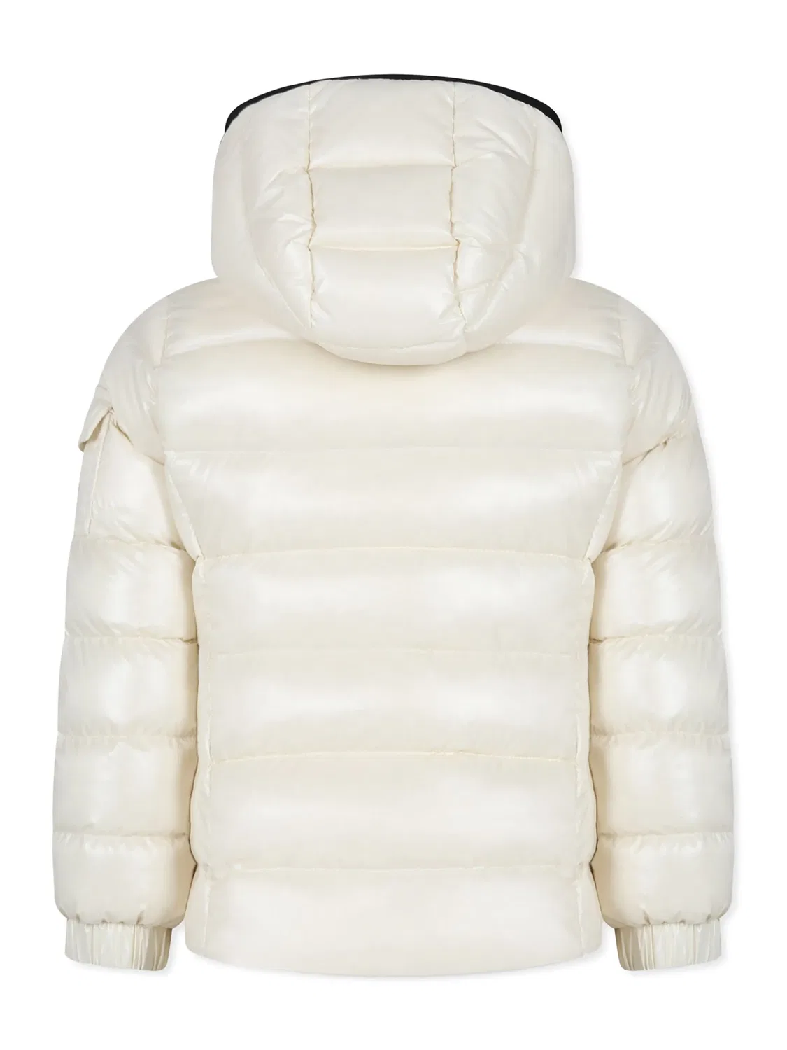 Куртка-пуховик с контрастной отделкой Moncler, нейтральные — фото 3