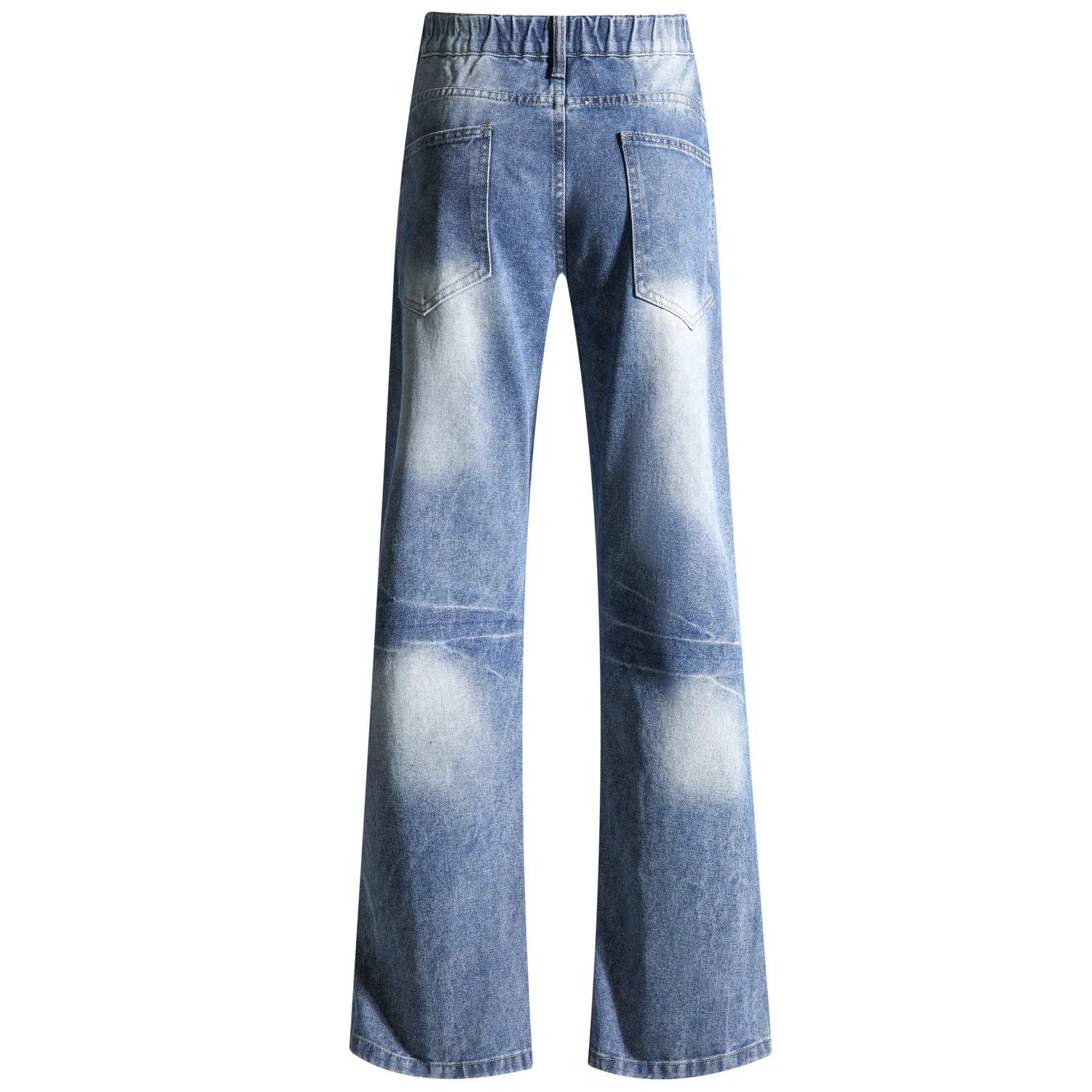 Детские джинсы клеш с 3D-окраской Vintage Blue MostwantedLab — фото 4