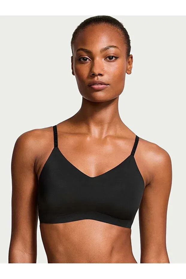 Женский бюстгальтер с легкой подкладкой без косточек Victoria'S Secret, Black — фото 2