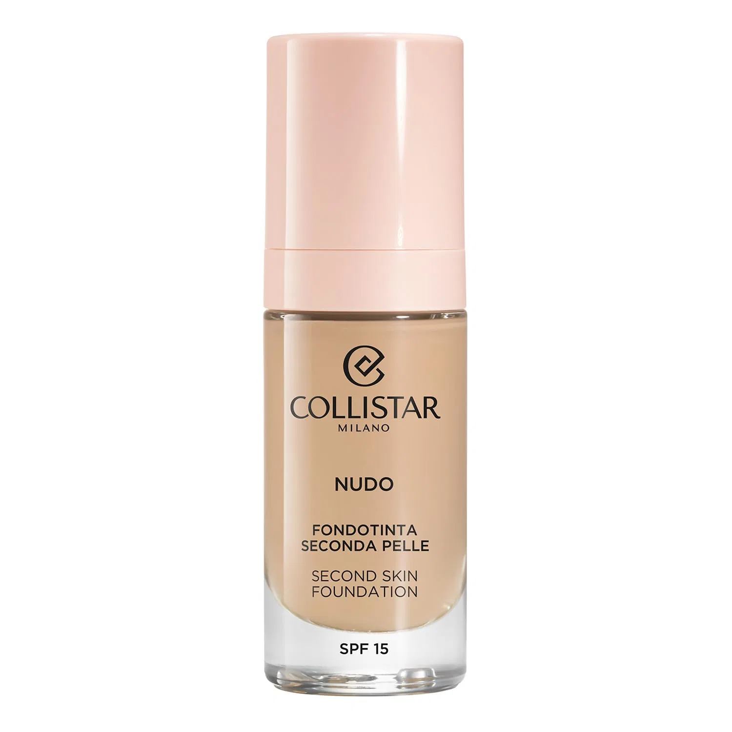 Foundation Second Skin SPF 15 Collistar, 30 мл, 2N Beige