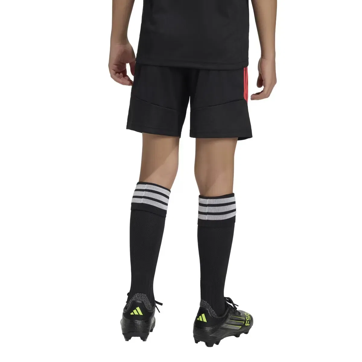 Детские шорты для мальчиков с логотипом Tiro 26 League adidas, Negro Rojo — фото 2