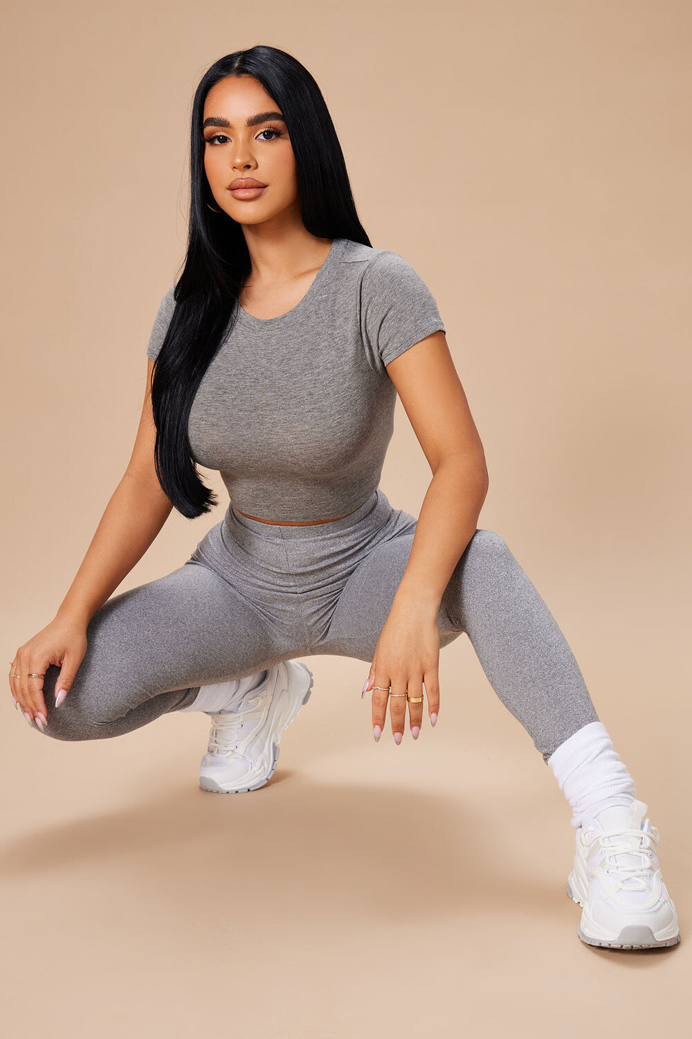 

Топ Fashion Nova RT32675, серый