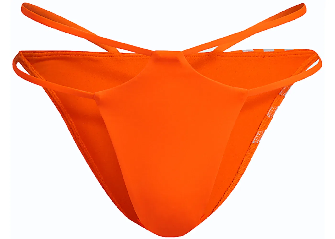 Женские плавки с завышенной посадкой Ivy Park Wrap Adidas, цвет Solar Orange — фото 2