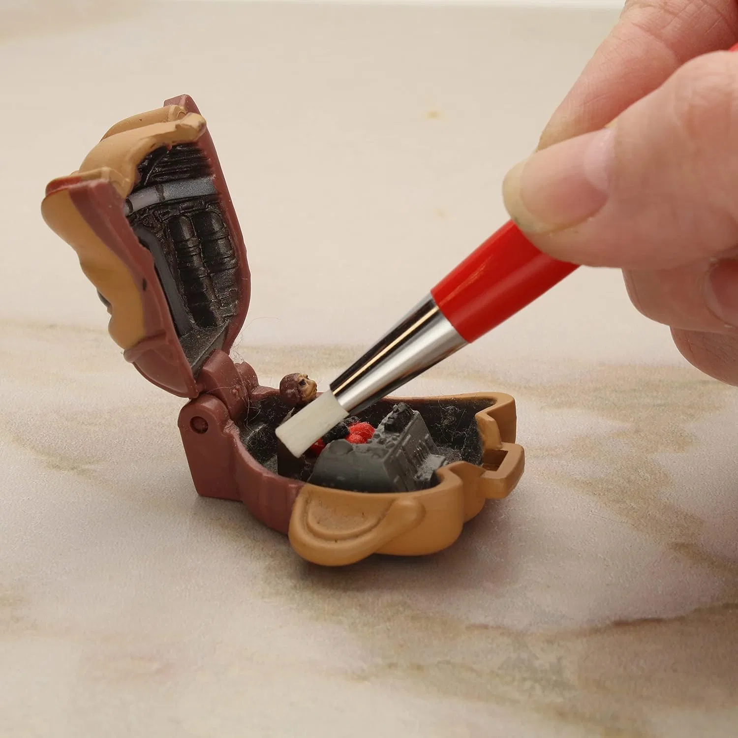 Щетка для тела The Beadsmith, набор 4 шт, нейлон, фибергласс, латунь, нержавеющая сталь — фото 3