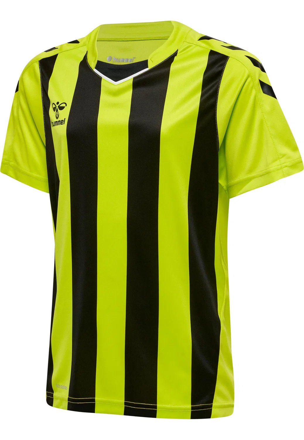 Детская футболка с длинным рукавом Hmlcore Hummel, Fluoreszierendes Neongrun / Schwarz