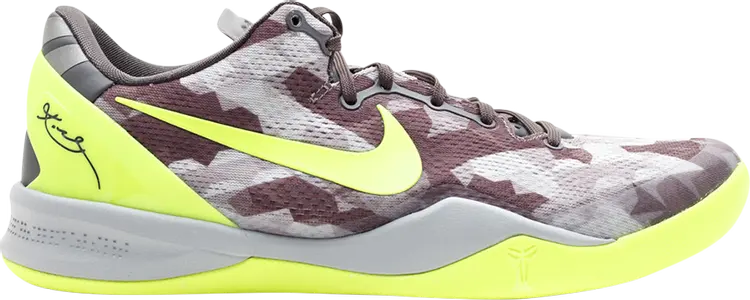 

Кроссовки Nike Kobe 8 System 'Grey Camo Volt', серый