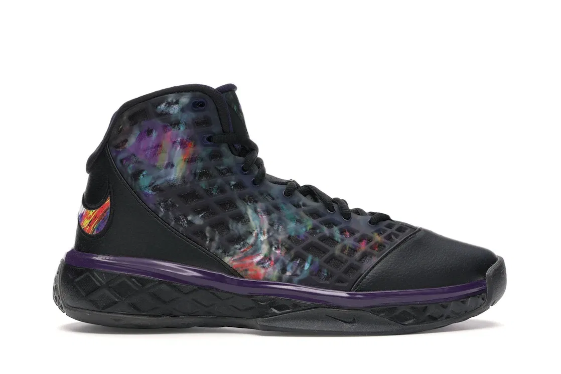 Детские кроссовки для баскетбола Nike Kobe 3 Prelude Misery, Black/Multi-Color-Imperial Purple-Kumquat