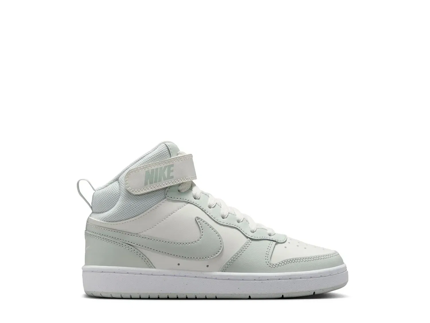 Кроссовки высокие Court Borough Mid 2, Nike, белый/серебристый