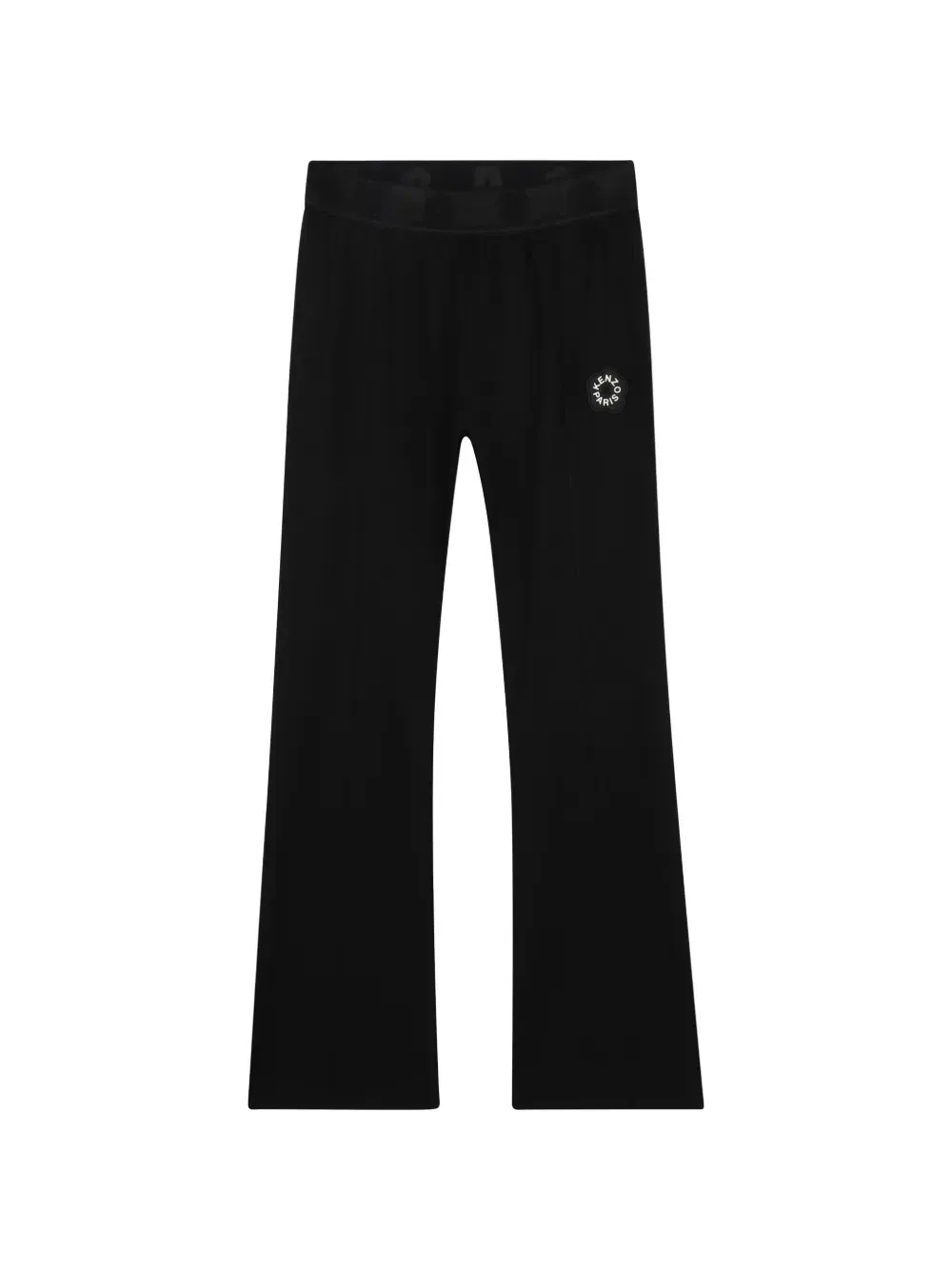 Расклешенные брюки с нашивкой Boke Flower Kenzo Kids, черный