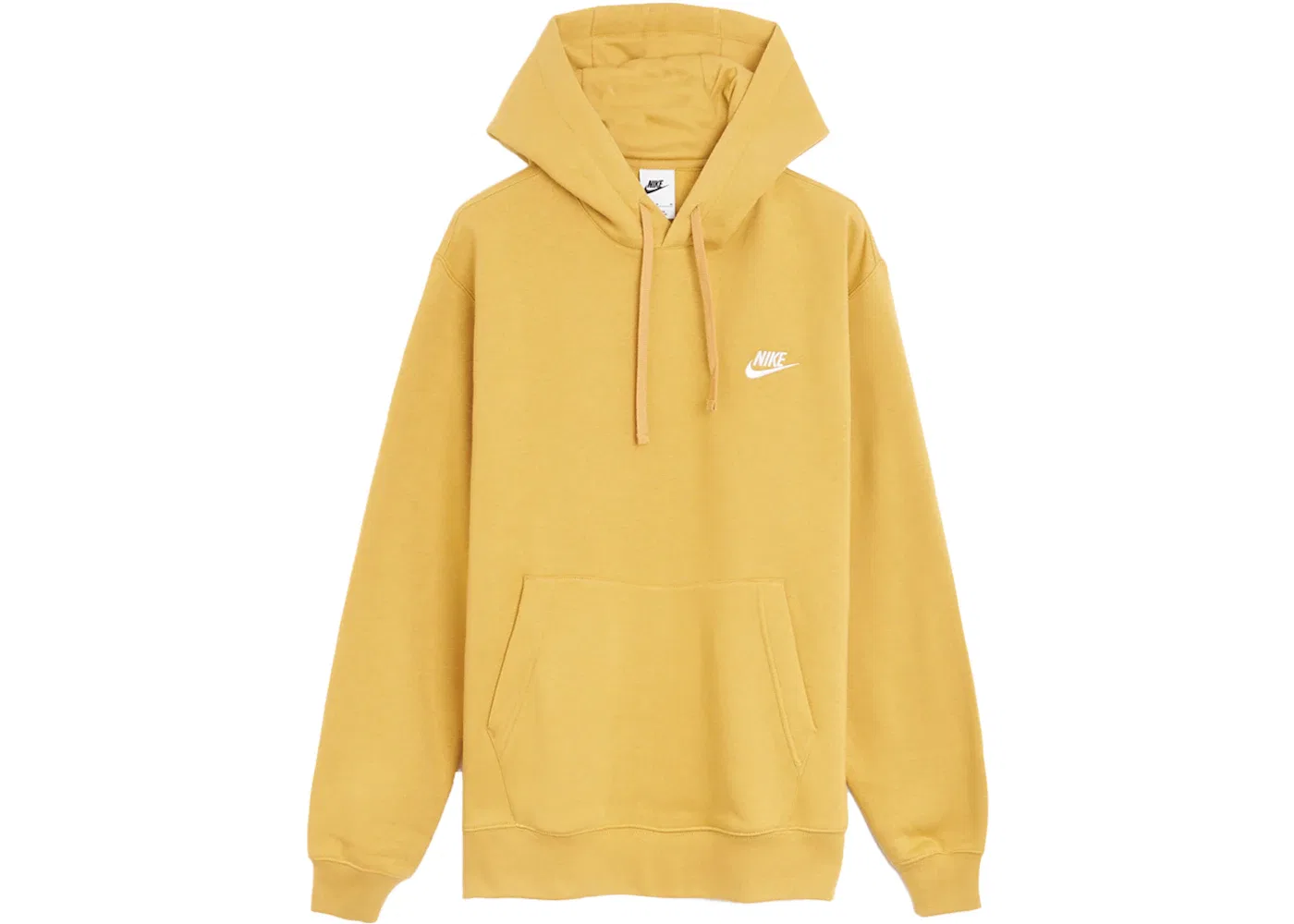 Детская худи с принтом Nike Sportswear Club Fleece Hoodie, Yellow