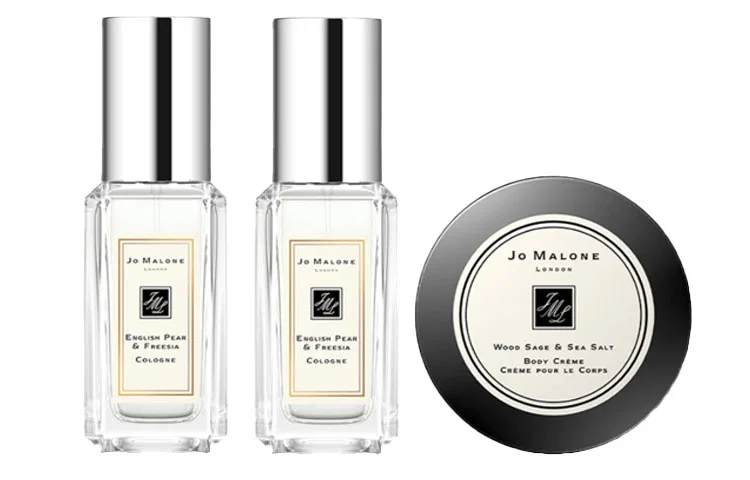 Набор парфюмерных миниатюр English Pear & Freesia Jo Malone London, 2×9 мл + крем 15 мл