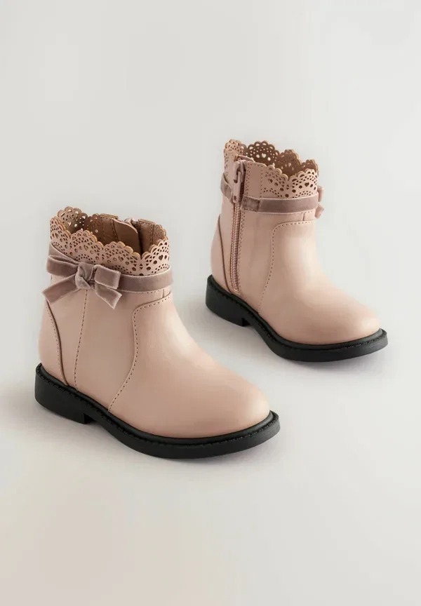 Туфли с бантом Regular fit - bow - baby shoes Next, Mink Brown, коричневый — фото 2