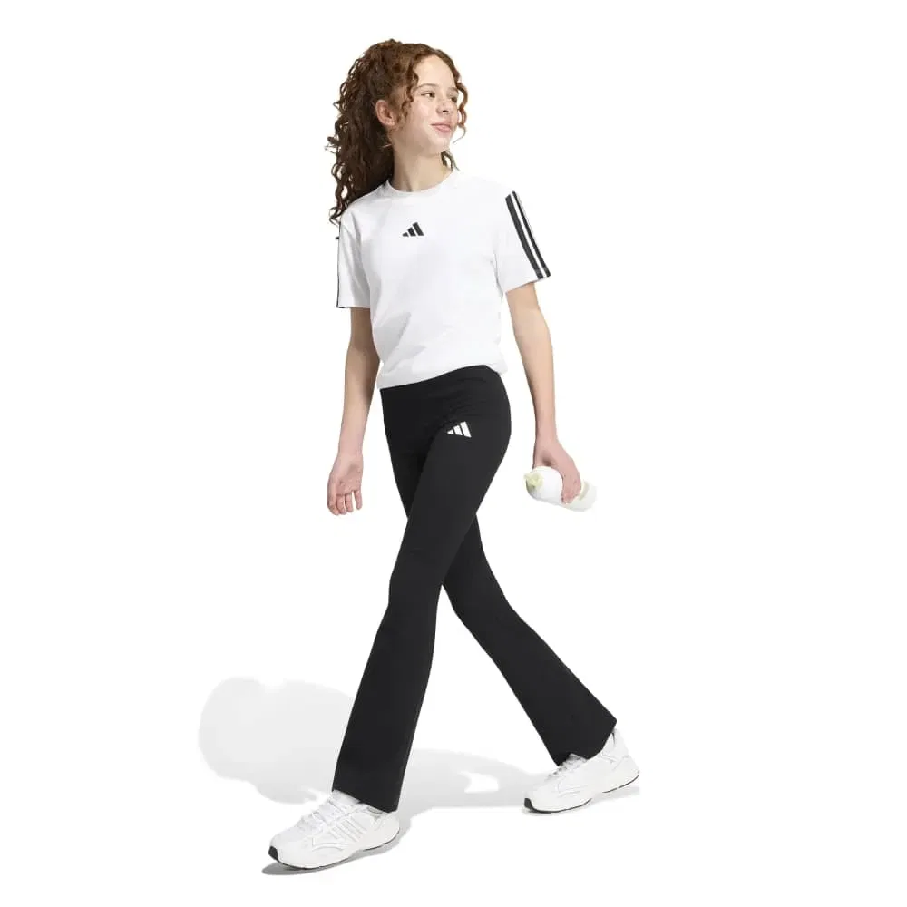 Детские леггинсы с расклешенной штаниной Essentials Adidas, Black — фото 4