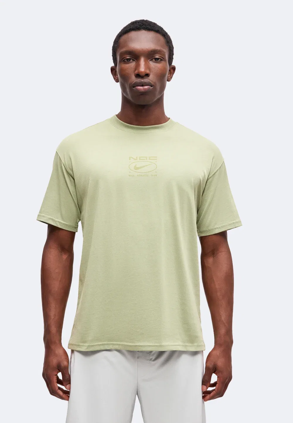 Футболка - футболка с принтом Nike Performance, Dusty Olive