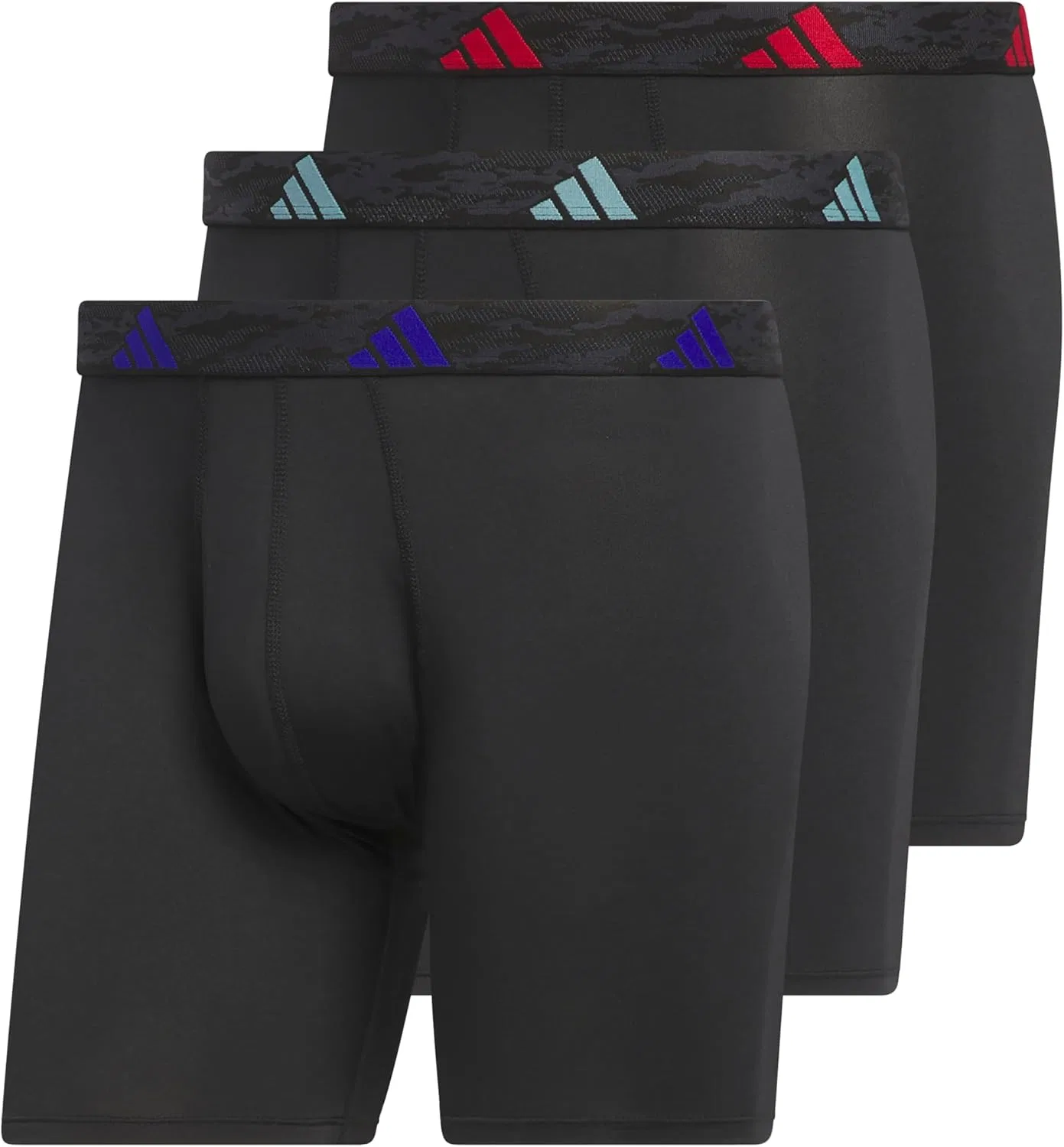 Боксеры Adidas Black/Team Royal Blue/Better Scarlet