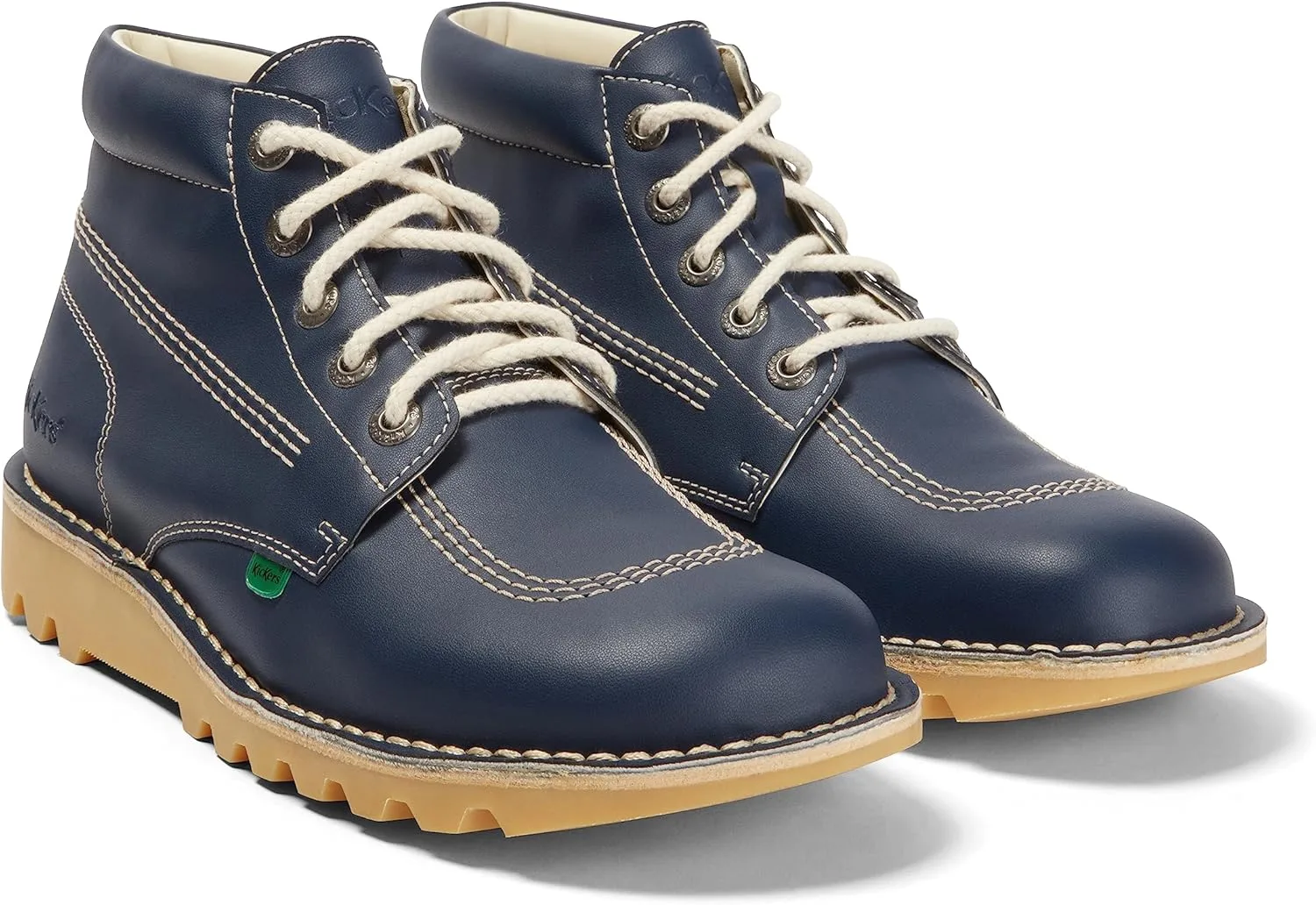 Ботинки Kickers Unisex Kick Hi Vegan Synt Au Blk Ankle Boots, темно-синий — фото 4