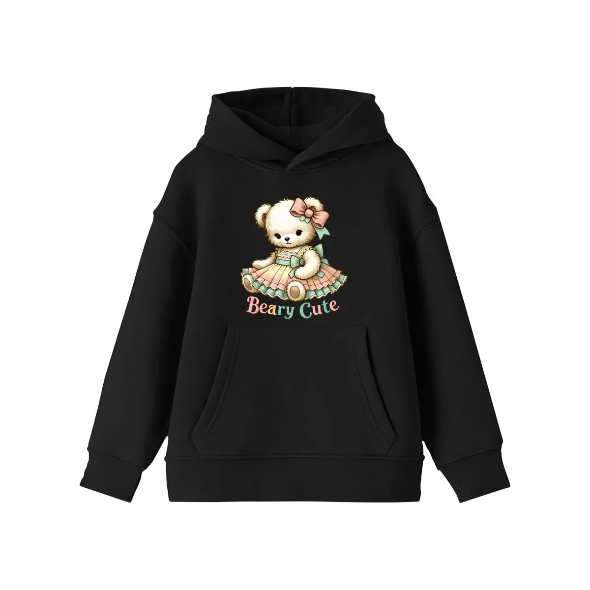 Детский свитшот с принтом для мальчиков Beary Cute Teddy Bear Bioworld, Black — фото 4