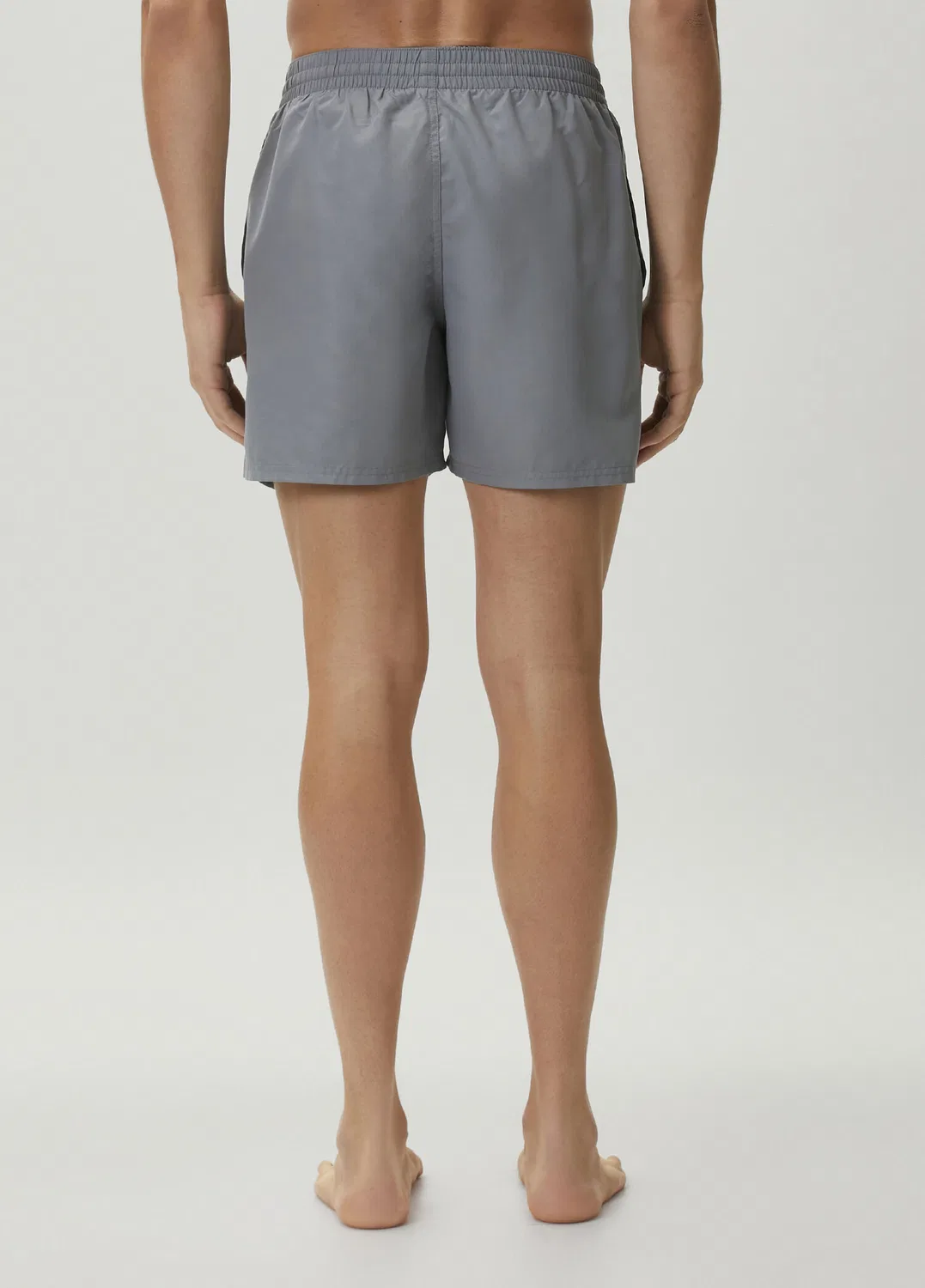 Плавки Nike 5" Brief-Lined Volley, серый — фото 4