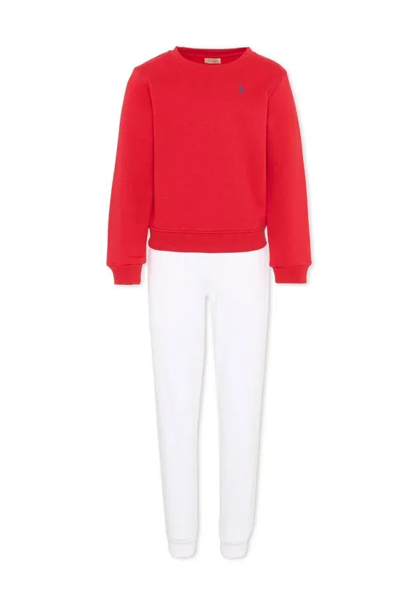 Спортивный костюм из хлопка, Tru Trussardi Junior, красный