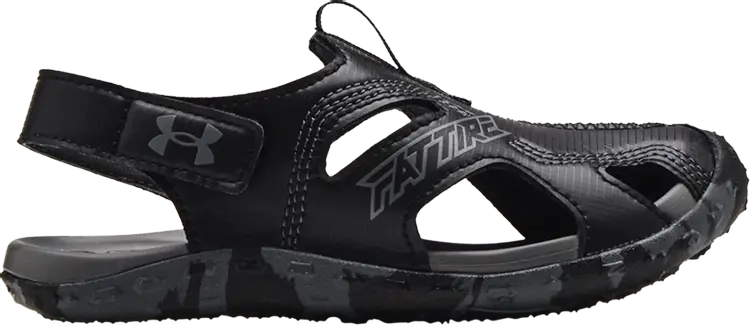 

Сандалии Under Armour Fat Tire Defender Sandal PS Black Camo, черный