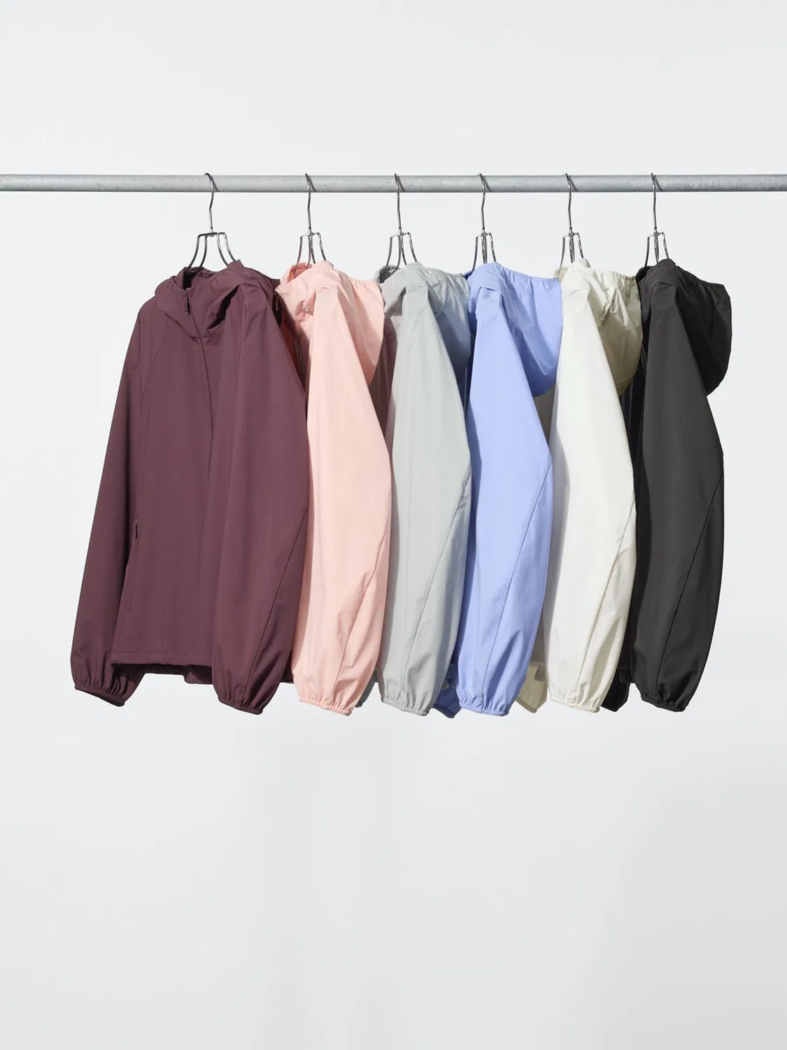 Куртка с капюшоном защита от ультрафиолета Uniqlo, черный — фото 2