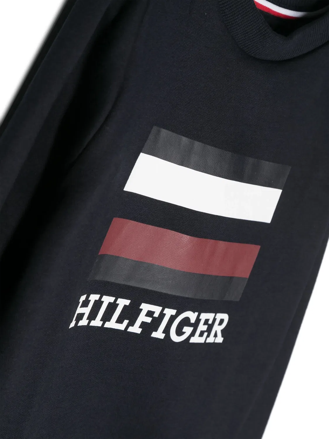 Толстовка с логотипом из хлопкового микса Tommy Hilfiger, синий — фото 3