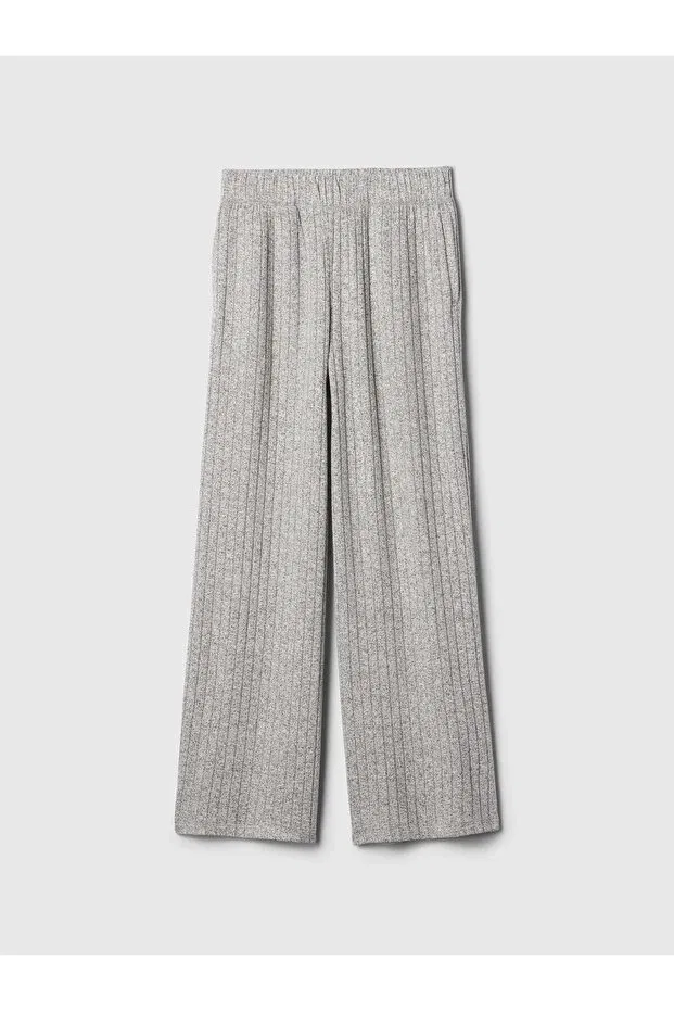 Детские спортивные штаны для девочек с широкой штаниной Gap, Gray — фото 2