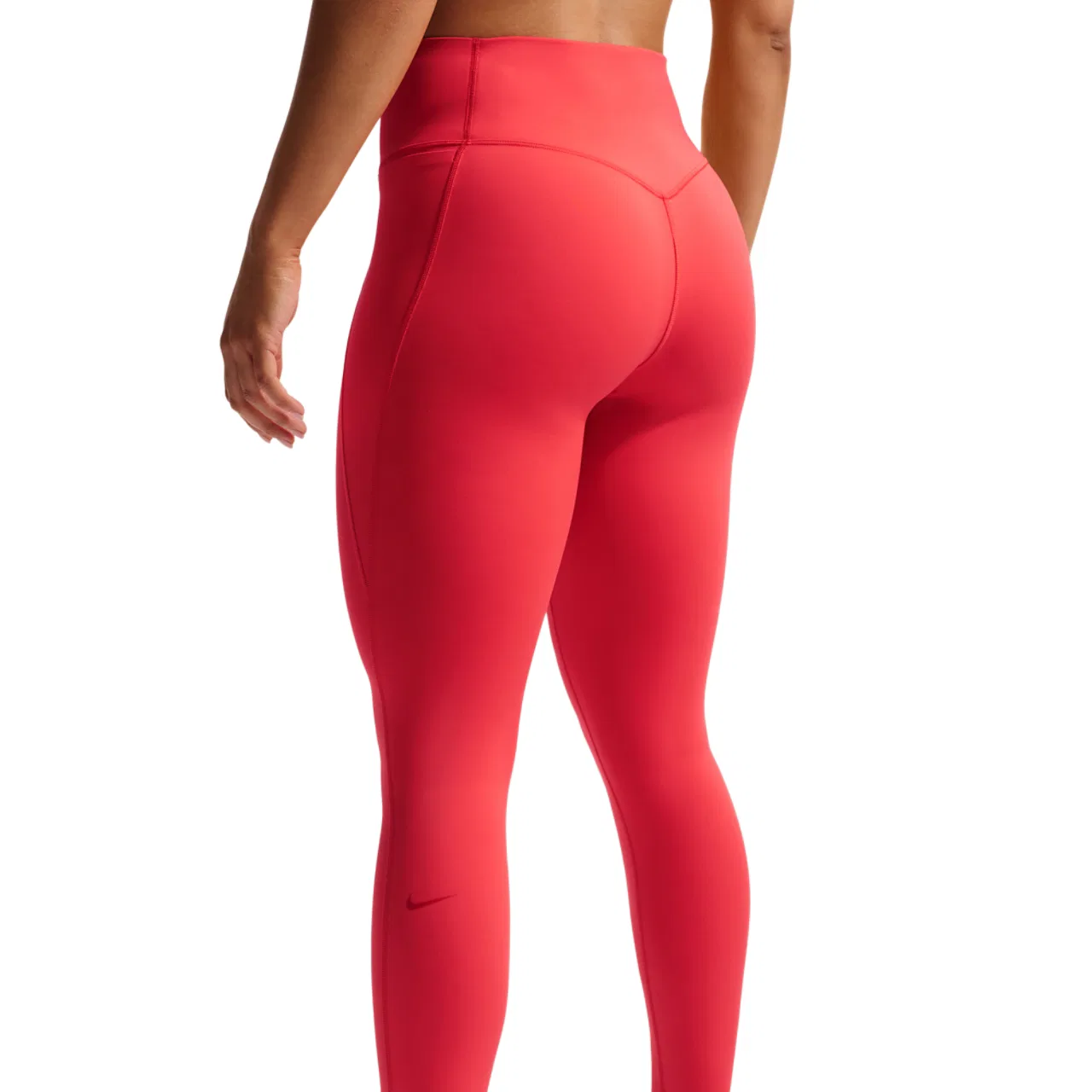 Женские леггинсы с принтом Nike Dri-FIT Universal HR Pocket Tight, University Red University Red Lt Crimson — фото 4