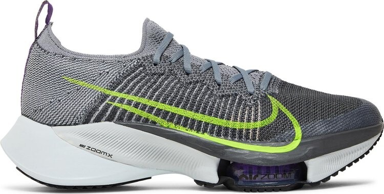 

Кроссовки Nike Air Zoom Tempo NEXT% Flyknit 'Particle Grey Volt', серый