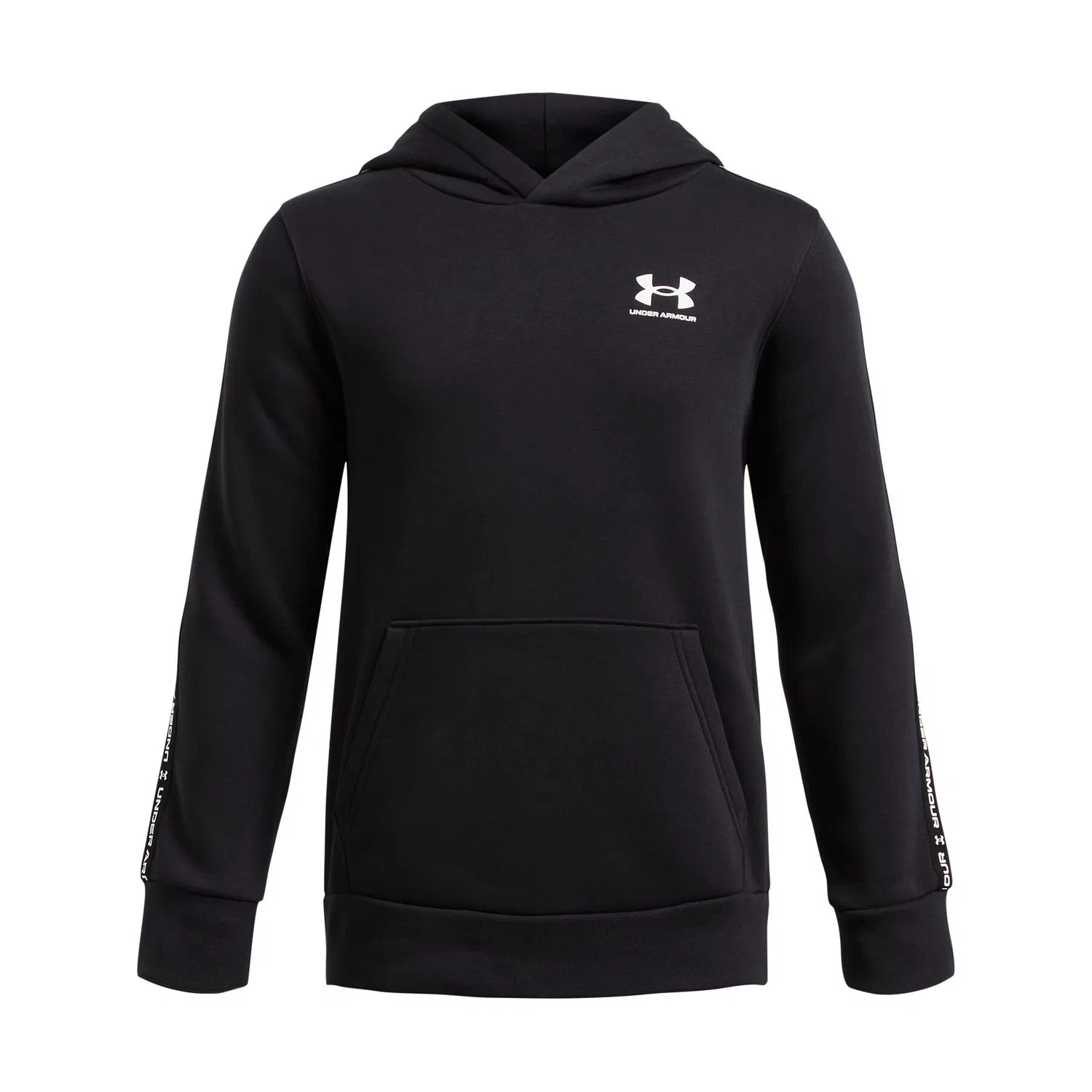 Детское худи для мальчиков с полосами Under Armour, Schwarz
