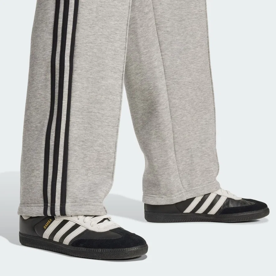 Спортивные штаны свободного кроя из футера Adicolor Spacer Baggy Track Pants adidas, Серый — фото 4