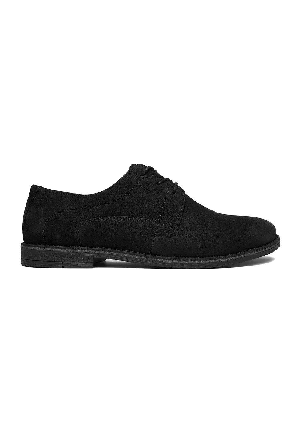 Детские низкие туфли на шнуровке - стильные Lasocki Young, Black — фото 2