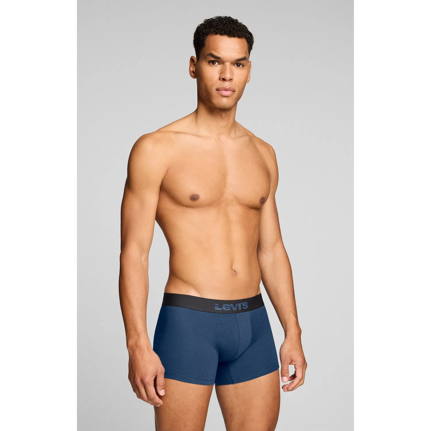 Мужские боксеры из хлопкового стрейча Levi's, Dark Blue — фото 4