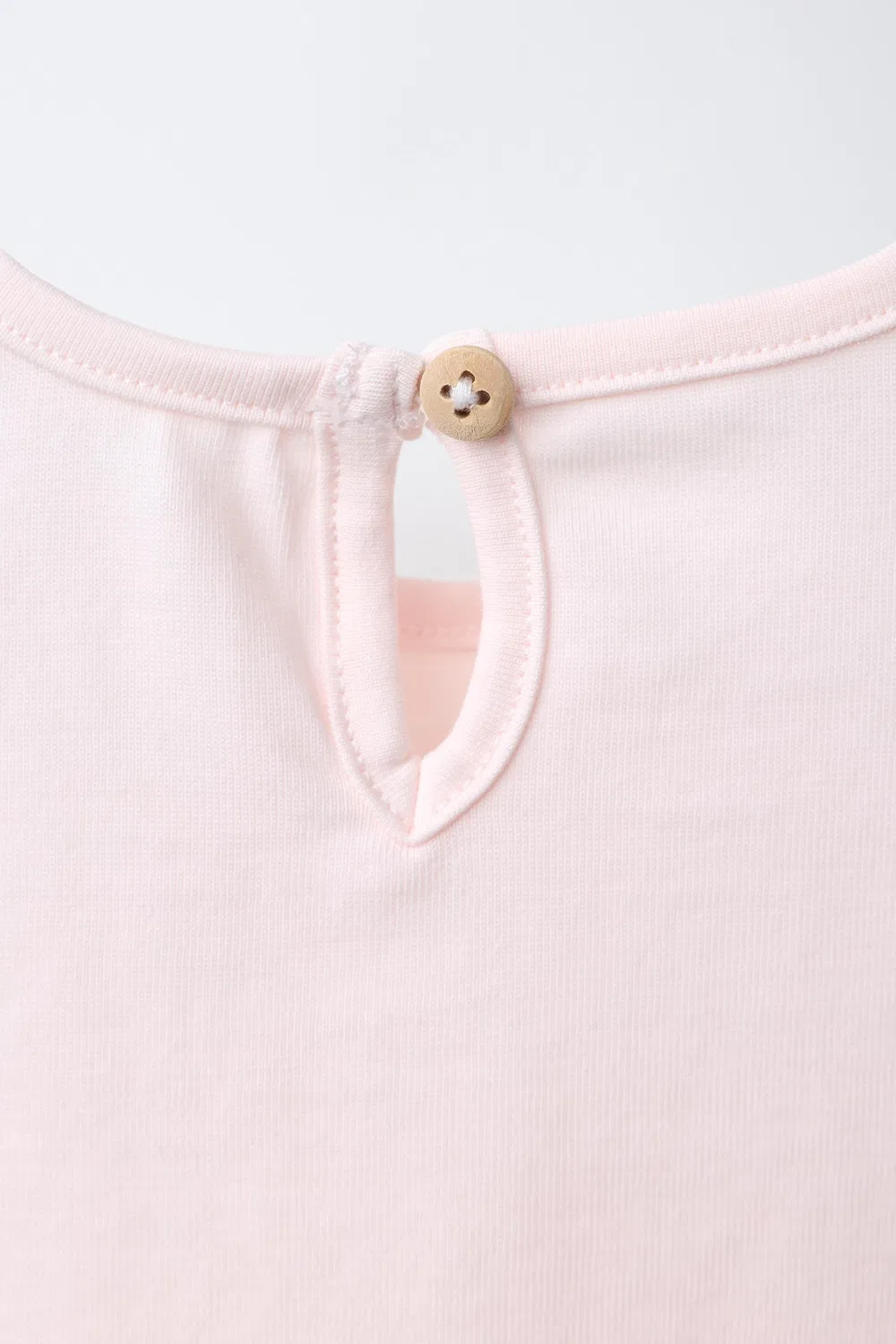 Футболка с швейцарской вышивкой ZARA, Pink — фото 4