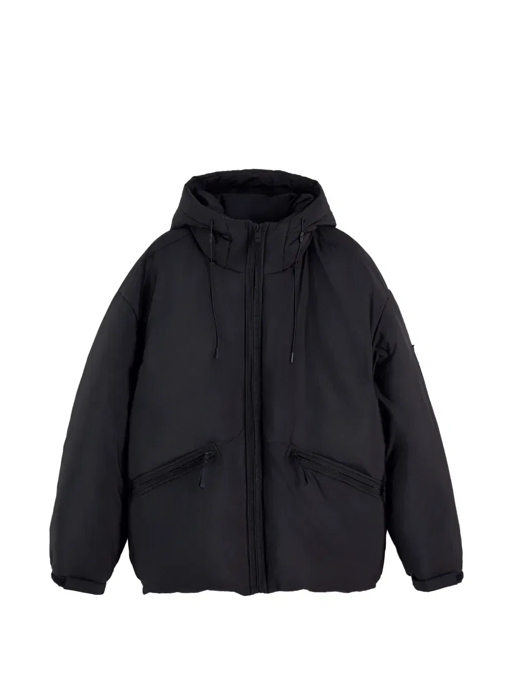 Куртка-пуховик с капюшоном и нашивкой-логотипом Tommy Hilfiger, черный