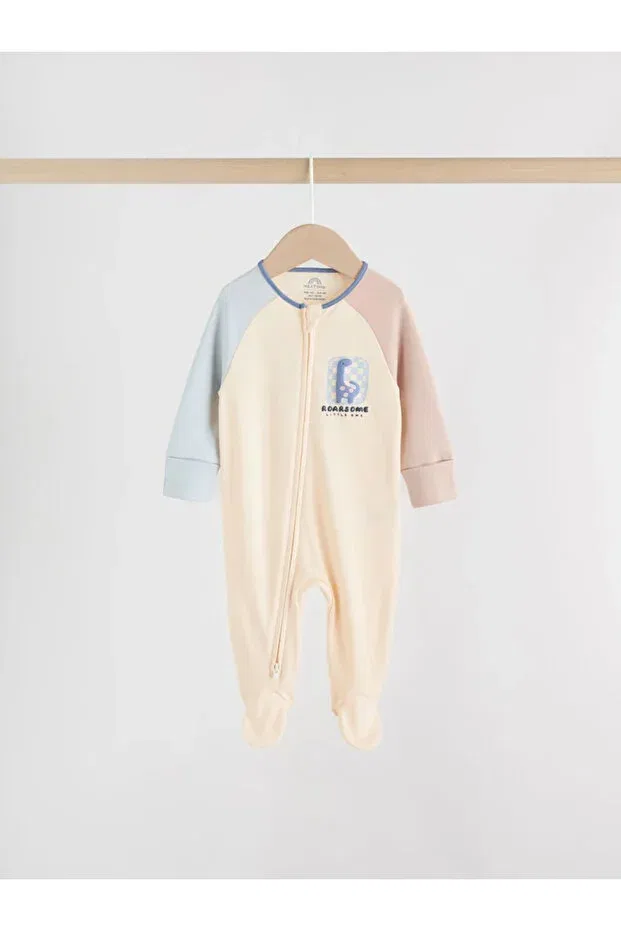 Детский комбинезон-спальный мешок с принтом 4-предметный набор Next Baby, Navy Blue — фото 3