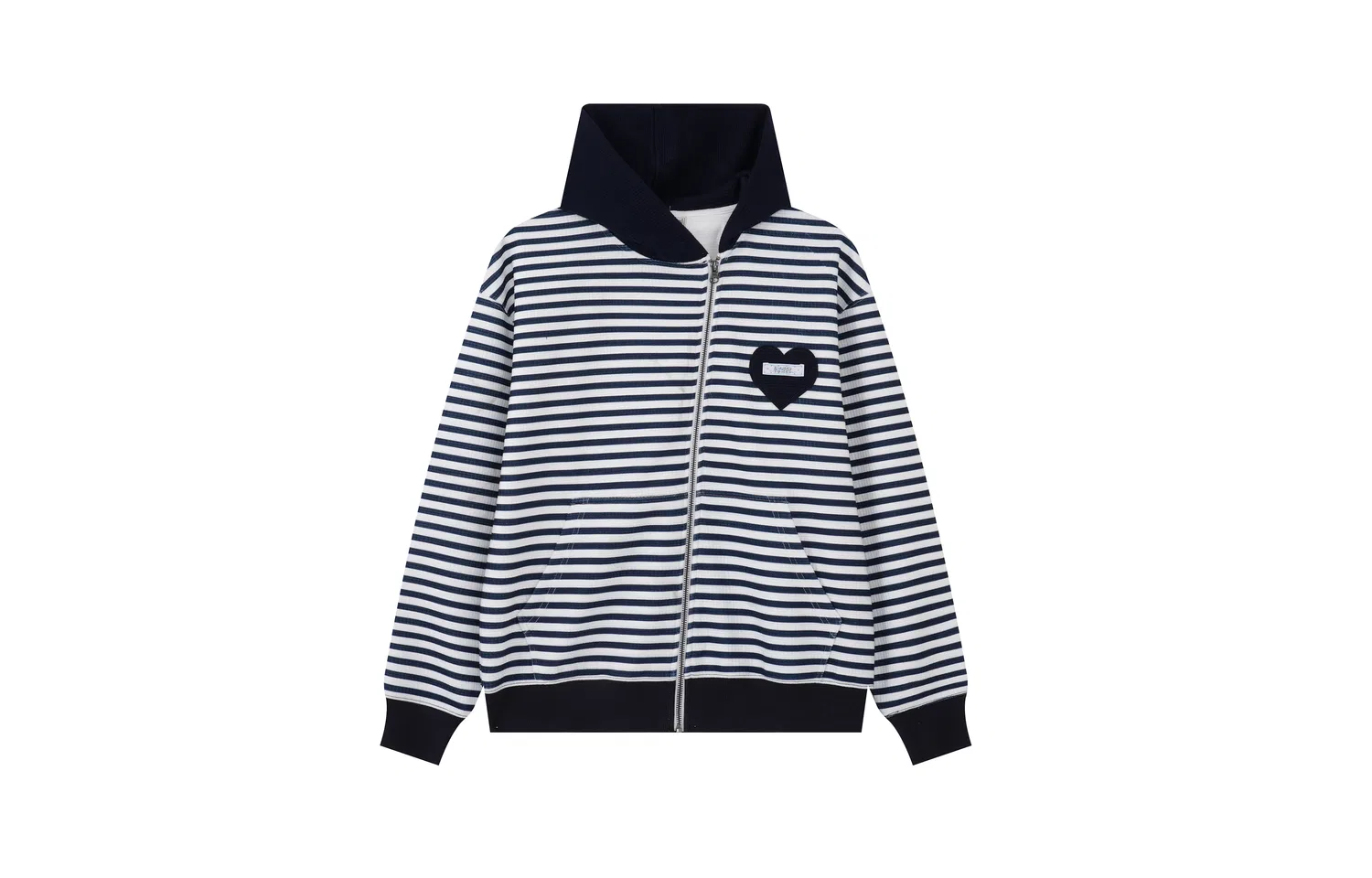 Детский худи с капюшоном и принтом F426, Navy Blue
