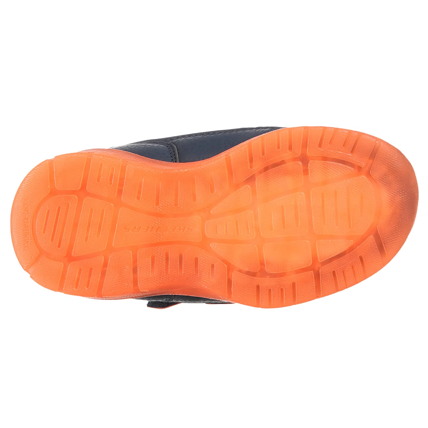 Детские зимние ботинки с подсветкой Skechers ILLUMI-BRIGHTS, Navy/Orange — фото 4