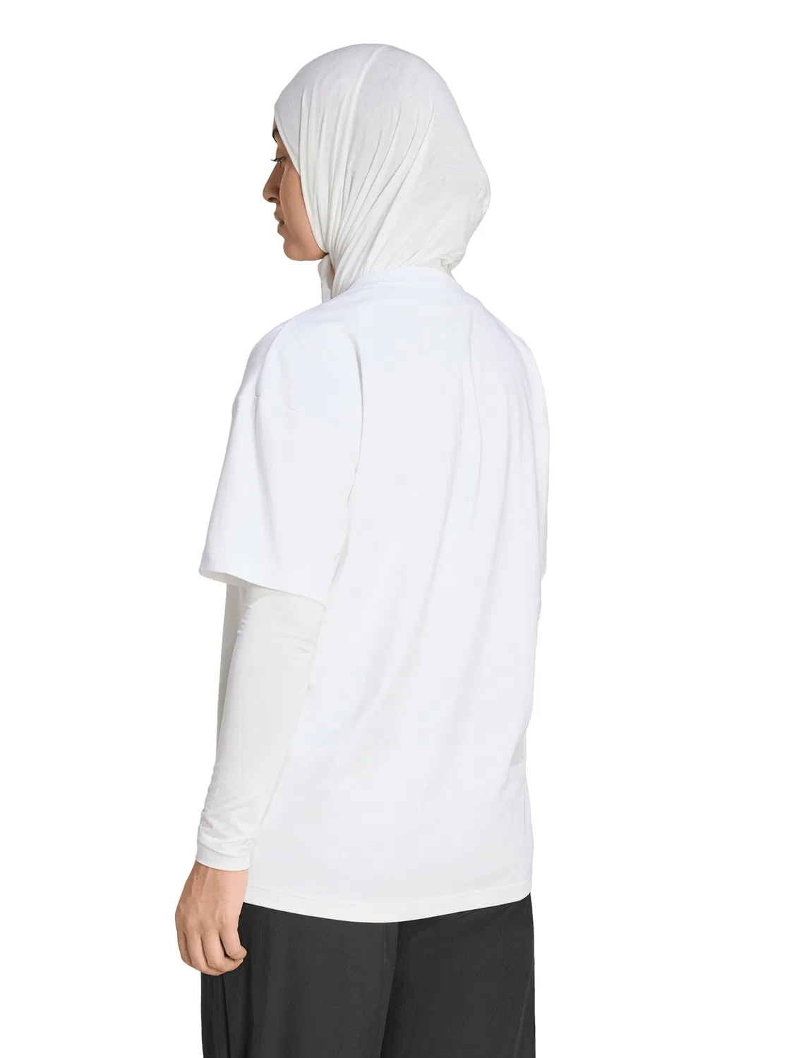 Спортивная футболка Adidas Performance Shirt ESS белого цвета — фото 3