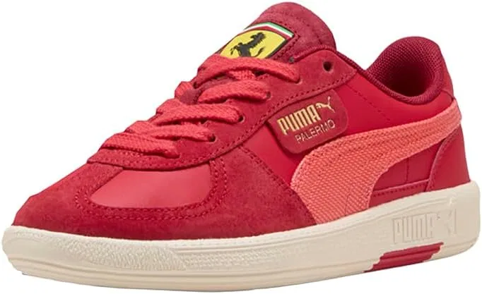 Детские кроссовки для мальчиков с принтом Scuderia Ferrari PUMA, Red — фото 2