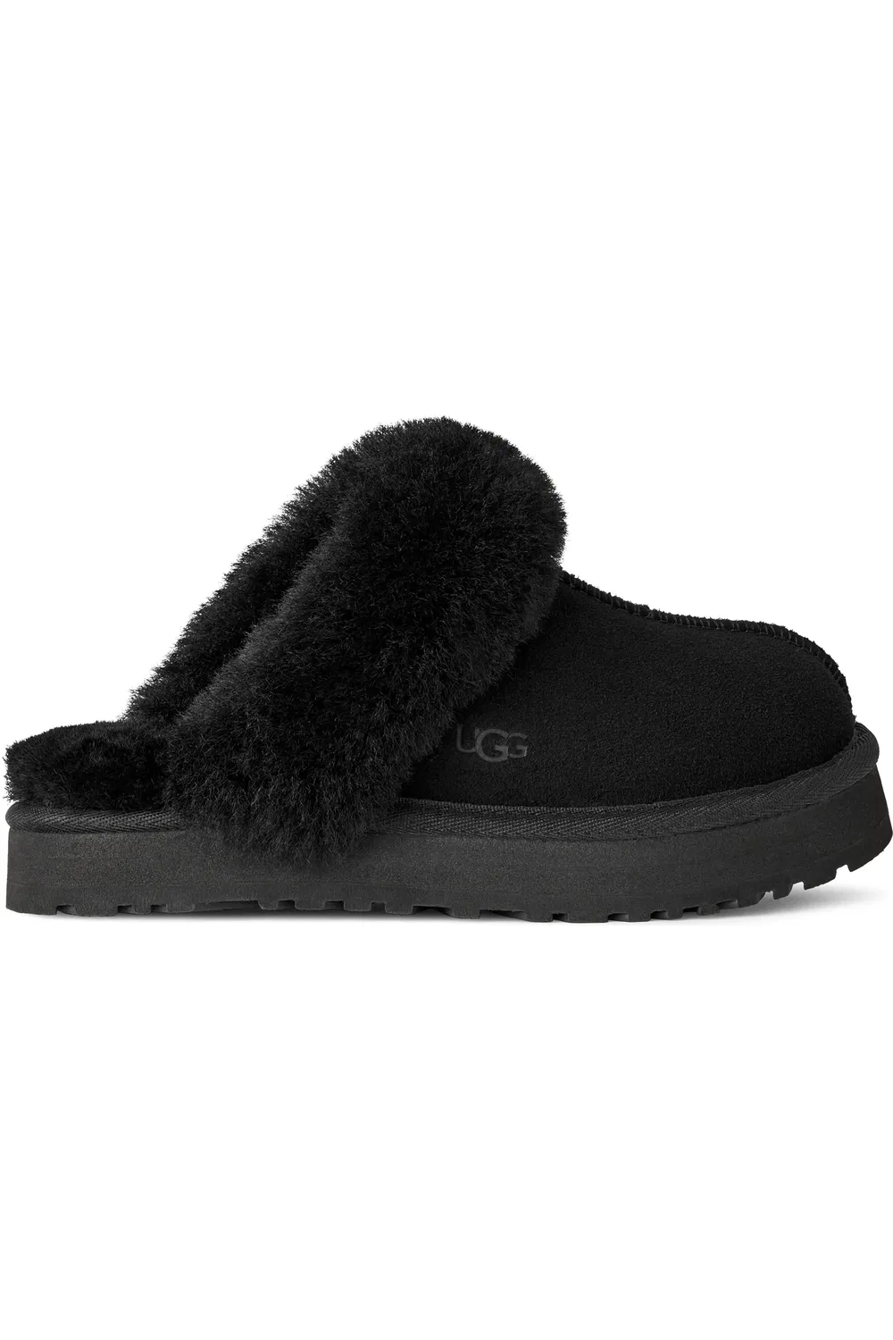 Детские тапочки слипперы на платформе Disquette UGG, черный — фото 2