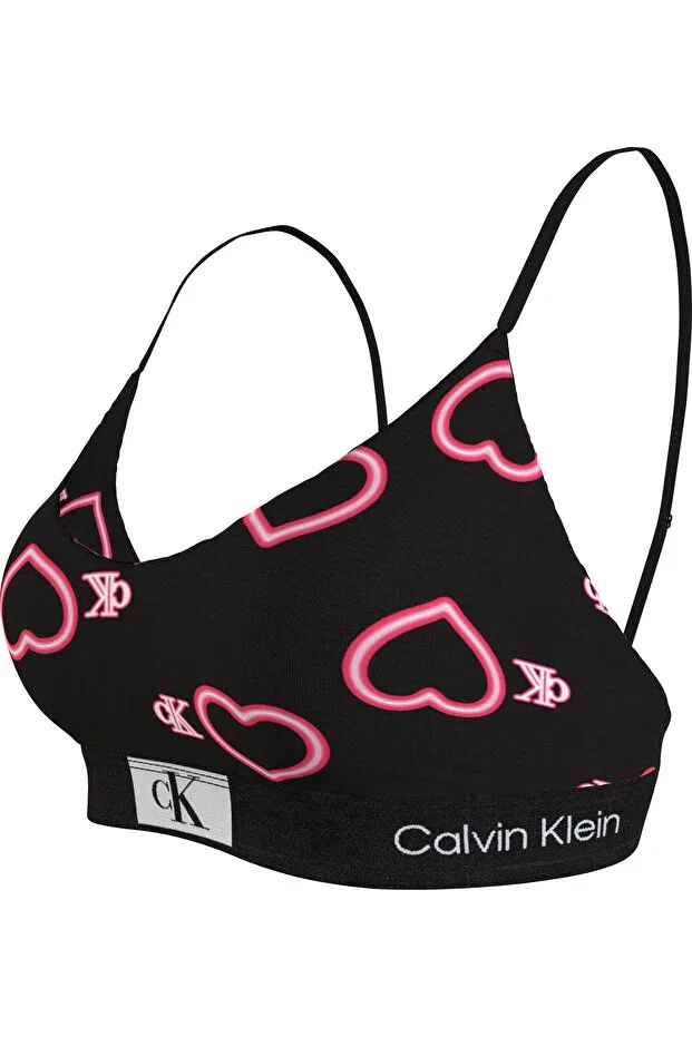 Женская бралетте с V-образным вырезом Calvin Klein, Black — фото 3