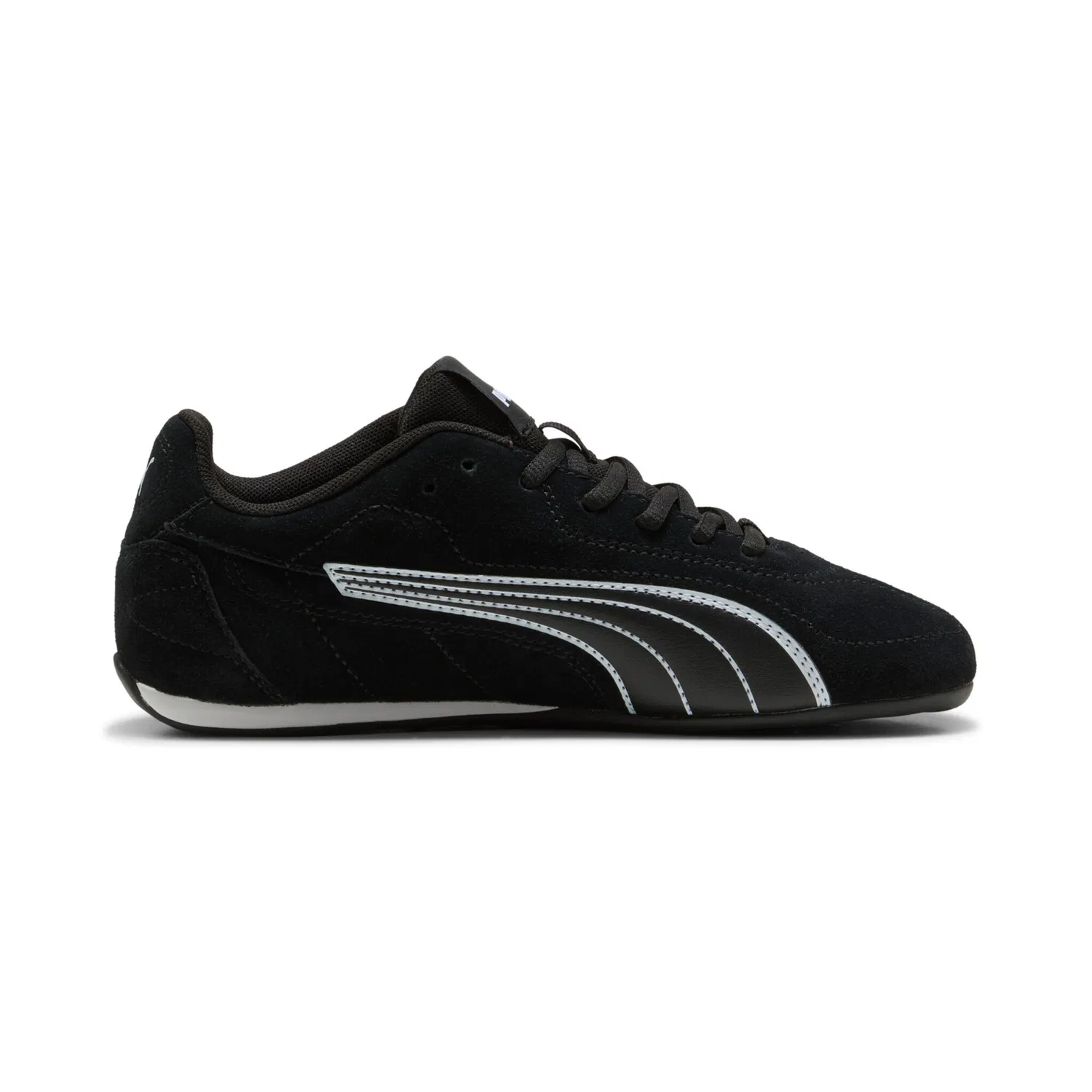 Детские кроссовки с мотоспортивным дизайном PUMA Catch SD JR, Black/White — фото 3