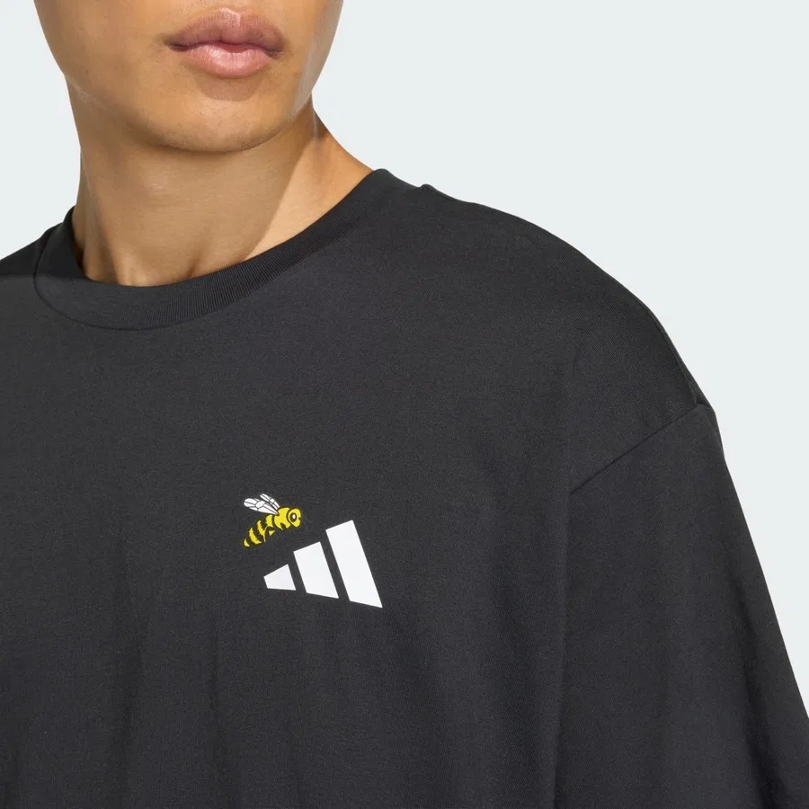 Футболка с графическим принтом Terrex Nature Logo adidas, Черный — фото 4